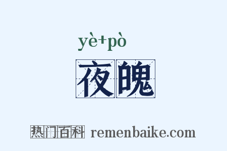 夜魄是什么意思的图片